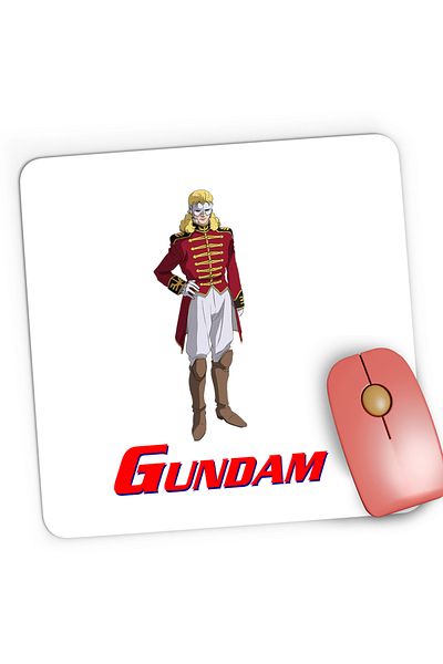 OEM Mousepad Gaming dam Char Aznable AnimeKage, 21x19 cm