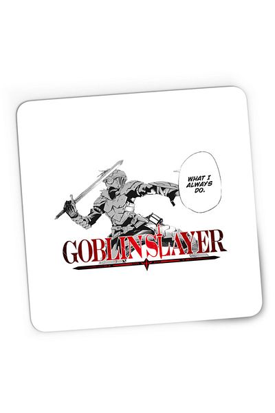 OEM Mousepad Gaming Goblin Slayer Claymore Knight Fast Anime Shounen Martial Arts, 21x19 cm