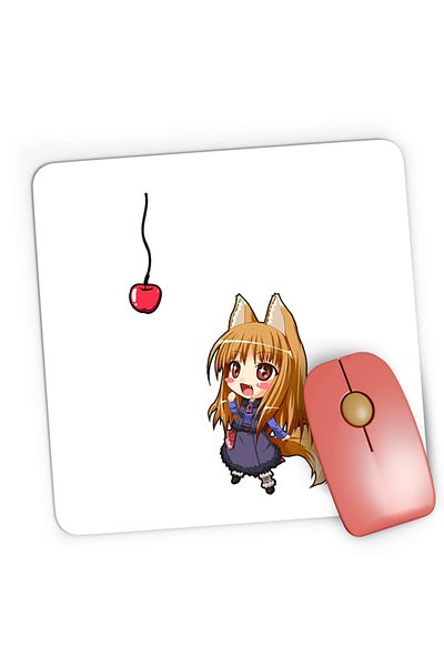 OEM Mousepad Gaming Spice And Wolf Holo Anime Love Manga Chibi, 21x19 cm