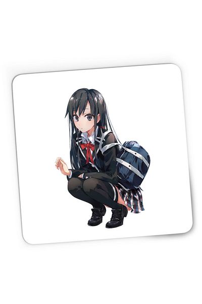 OEM Mousepad Gaming OreGairu Yukino Yukinoshita Snow Panda School Girl, 21x19 cm