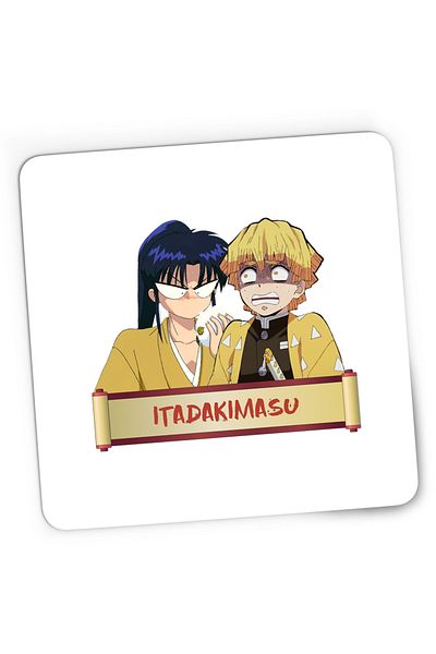 OEM Mousepad Gaming Rurouni Kenshin Kaori Zenitsu Eat Fun Manga, 21x19 cm