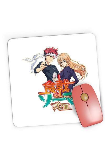 OEM Mousepad Gaming Food Wars Souma Erina Cookers Anime Shounen, 21x19 cm