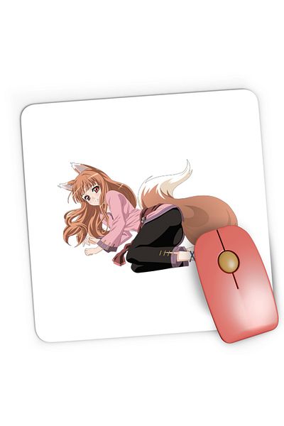 OEM Mousepad Gaming Spice And Wolf Holo Love Romance, 21x19 cm