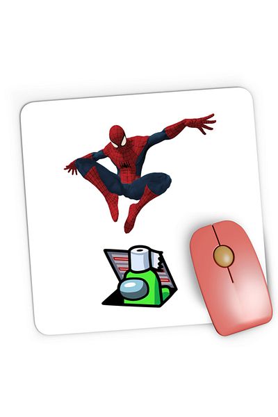 OEM Mousepad Gaming Spiderman Us Suspicious Vent Paper Jump Surprise, 21x19 cm