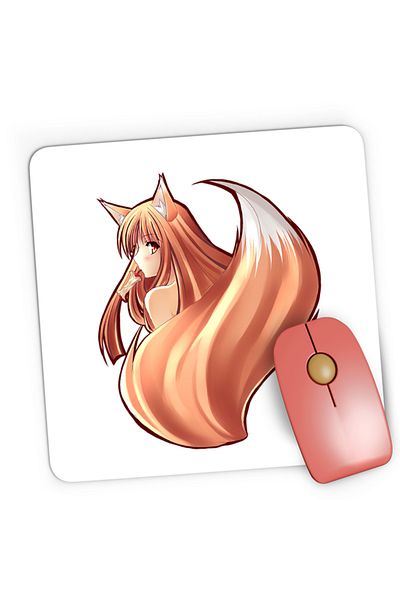OEM Mousepad Gaming Spice And Wolf Holo Anime Kage Otaku, 21x19 cm