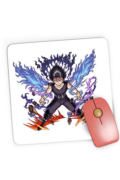 OEM Mousepad Gaming Yu Yu Hakusho Comedy Adventure Shounen Manga, 21x19 cm