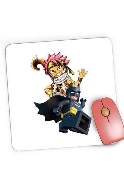 OEM Mousepad Gaming Fairy Tail Batman Anime Manga, 21x19 cm