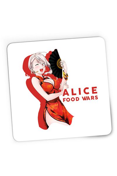OEM Mousepad Gaming Food Wars Alice Fan Chinese Dress Animeuri, 21x19 cm