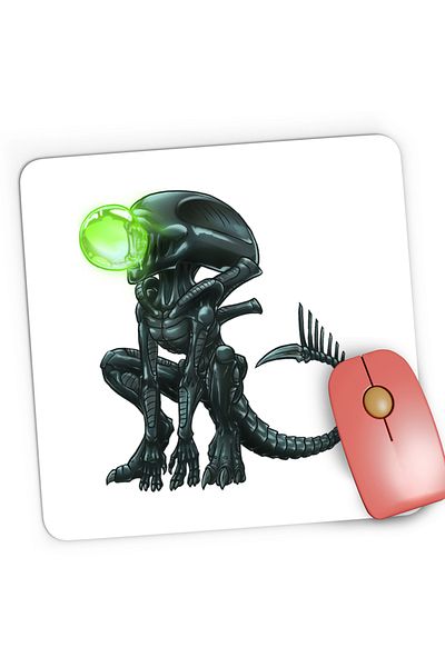 OEM Mousepad Gaming Predator Alien Prime Trilogia Schwarzenegger, 21x19 cm