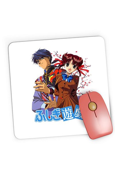 OEM Mousepad Gaming Fushigi Yuugi Tamahome Yuuki Couple Animekage, 21x19 cm