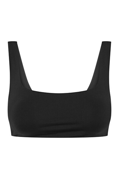 Bloovii Bikini Top Bralette Swim Top with Removable Pads Smooth Fabric & Wide Straps | Jamaica