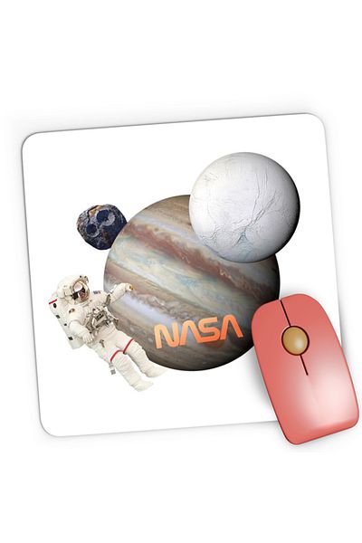 OEM Mousepad Gaming NASA Uranus Universe Gas Planet, 21x19 cm