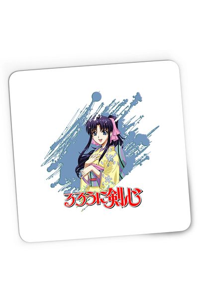 OEM Mousepad Gaming Rurouni Kenshin Kaori Brush Himura Shonen, 21x19 cm