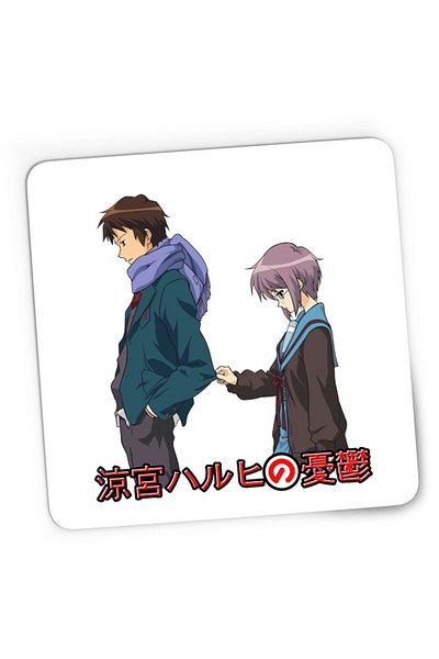 OEM Mousepad Gaming Haruhi Suzumiya Kyon Yuki School Tanigawa Nagaru, 21x19 cm