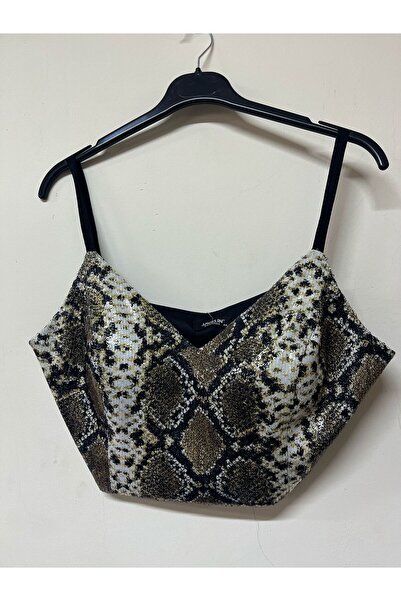 Javelin Collection Leopard Sequence Bustier on the Front