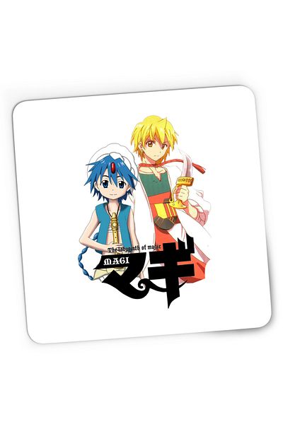 OEM Mousepad Gaming Magi The Labyrinth of Magic Aladin Alibaba Flute Sword, 21x19 cm