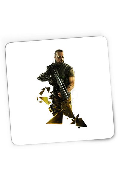 OEM Mousepad Gaming Deus Ex Human Revolution Cyberpunk Icarus Effect, 21x19 cm