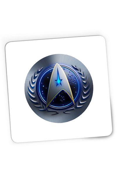 OEM Mousepad Gaming Star Trek Starfleet United Federation Planets Emblem, 21x19 cm