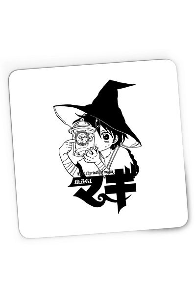 OEM Mousepad Gaming Magi The Labyrinth of Magic Alladin Wizard Fireflies, 21x19 cm