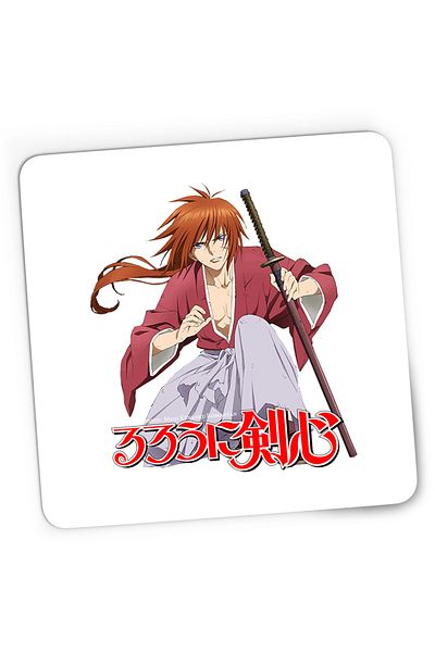 OEM Mousepad Gaming Rurouni Kenshin Sword Sit Meiji Swordsman Romantic Story, 21x19 cm