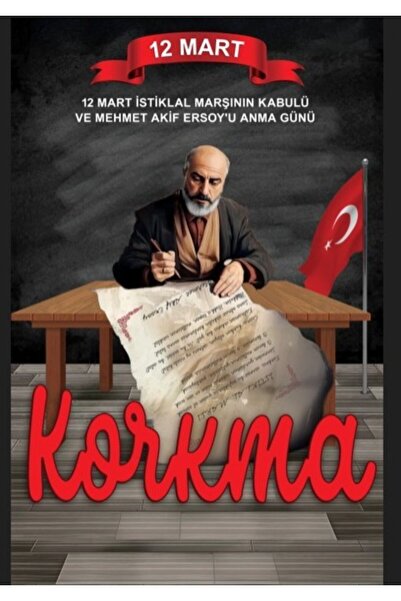 PROMISEBACKDROP2 12 Mart İstiklal Marşının Kabulü, Okul Etkinlik, Fotoğraf Çekimi, Kumaş Arka Fon 150X200