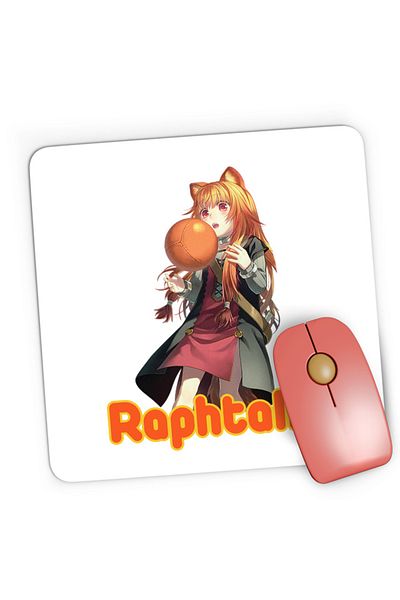 OEM Mousepad Gaming Rising of the Shield Hero Raphtalia Furry Ball Dream Playful, 21x19 cm