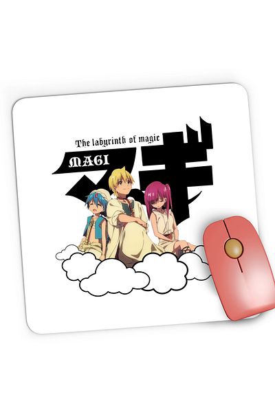 OEM Mousepad Gaming Magi The Labyrinth of Magic Ringke Sleep Comfy, 21x19 cm