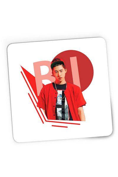 OEM Mousepad Gaming iKon B.I. Rapper Korean Singer Kim Han-bin, 21x19 cm