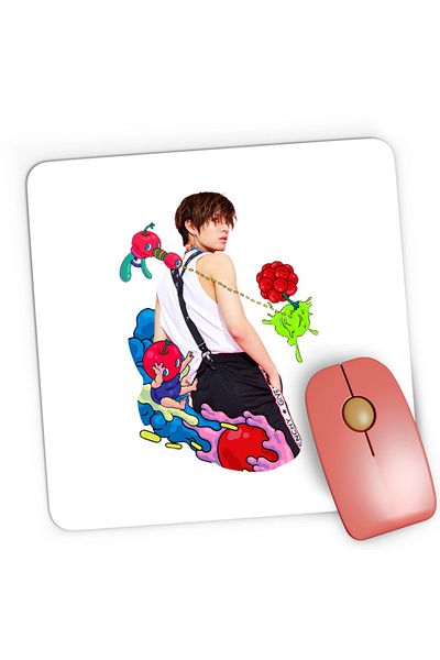 OEM Mousepad Gaming NCT Cherry Bomb Entertainment Lumitless S.M. K-pop, 21x19 cm