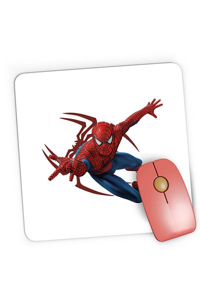 OEM Mousepad Gaming Spiderman Logograph Web Jump Marvel Stan Lee, 21x19 cm