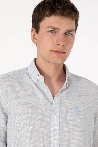 U.S. Polo Assn. U.S. Polo Assn. Light Blue Men's Shirt 2106672