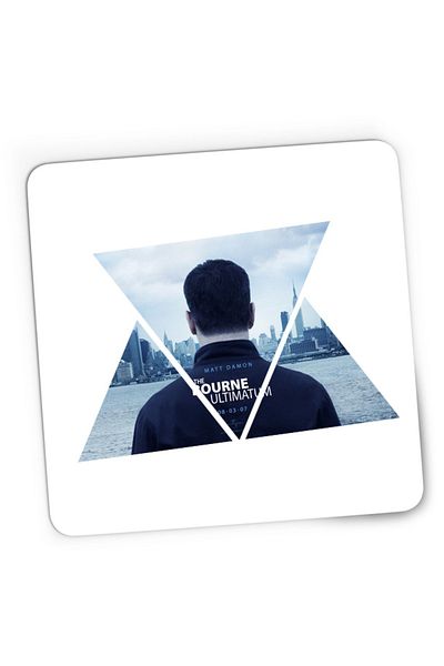 OEM Mousepad Gaming Bourne Triangle Movie American Country, 21x19 cm