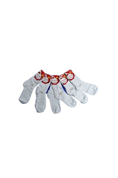OEM Set 20 pairs of long socks for kids, white, 30-35