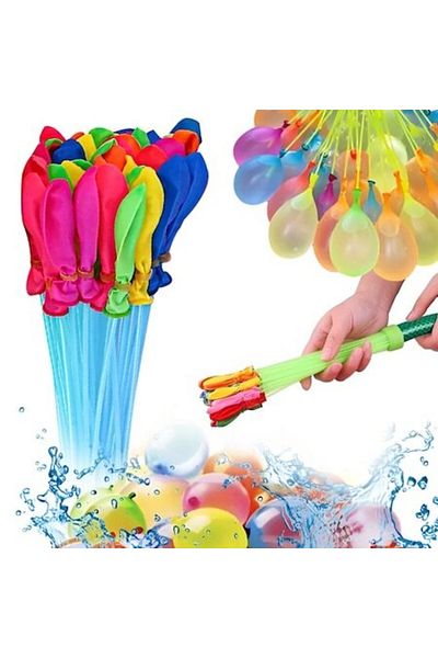 Generic Set de Baloane cu Apa, 37 bucati, dispozitiv de umflare reutilizabil, multicolor