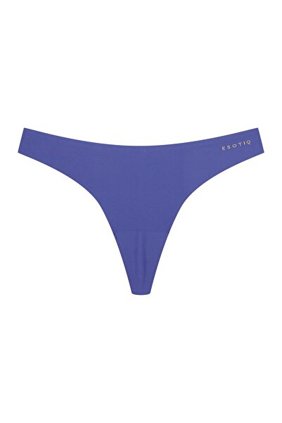 ESOTIQ Chiloți tanga brazilieni pentru femei, decupați cu laser, invizibili, lipiți, cu logo | Bobby