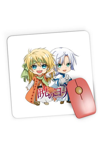 OEM Mousepad Gaming Yona of the Dawn Ki-ja Zeno Chibi Side Characters, 21x19 cm