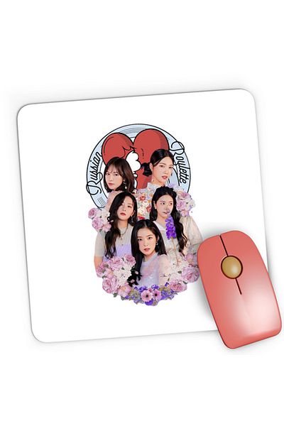 OEM Mousepad Gaming Red Velvet Group Idols Korea Music Awards MTV, 21x19 cm