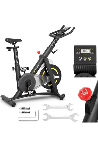Gymrex Bicicletă de spinning staționară 13 kg LCD GR-MG13