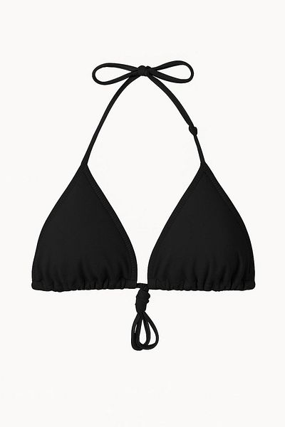 HAKKE Tie-Up Triangle Bikini Set