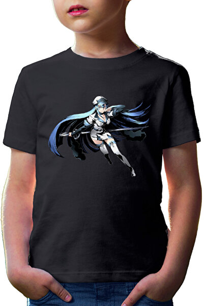 OEM Tricou copii Akame ga Kill Esdeath Otaku Japan Boss Horror
