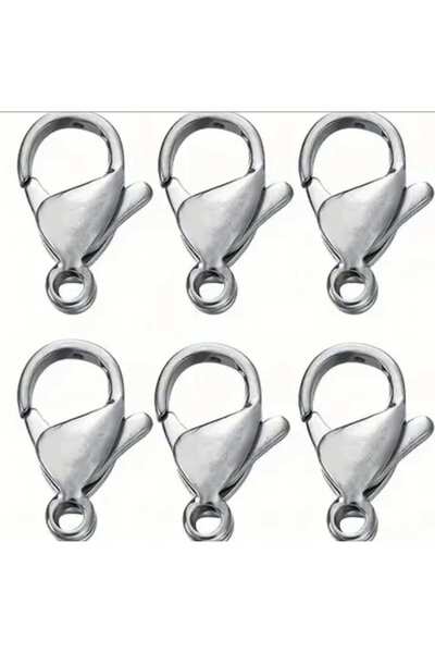 BLA BLA FOAM Închizătoare pentru coliere, brățări, oțel inoxidabil, 100 buc, ...