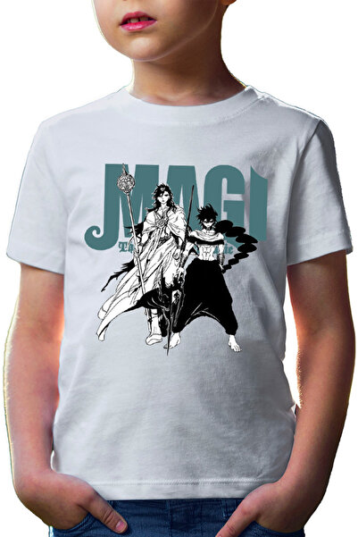 OEM Tricou copii Magi The Labyrinth of Magic Group Photo Judar Sinbad Manga S...