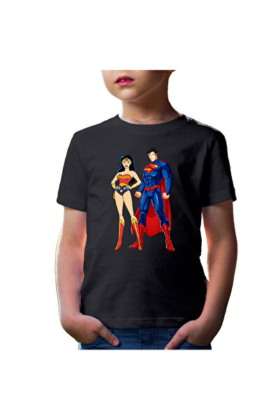 OEM Tricou copii Superman Wonder Woman Superwoman Girl Power