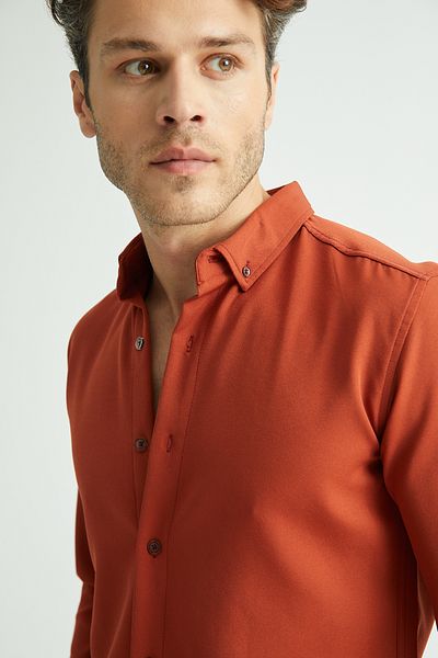 Klothy Мъжка риза Slim Fit Easy Iron New Season 2353