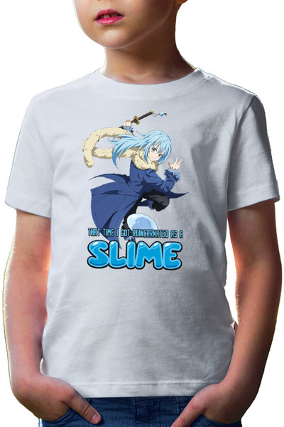 OEM Tricou copii TenSura Slime Isekai Rinmuru OP Overpower Strong
