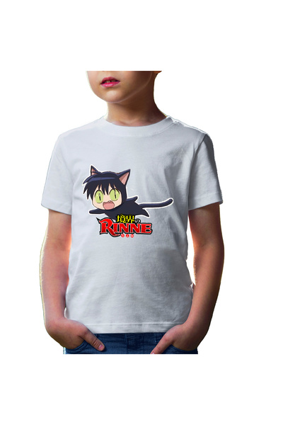 OEM Rinne Rokumon Μαύρη γάτα Rinne Boundary Παιδικό T-shirt