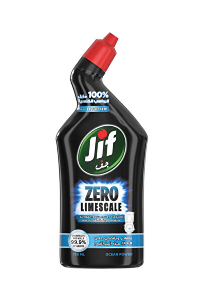 Jif Zero Limescale Ocean Power Antibacterial Toilet Bowl 750ml