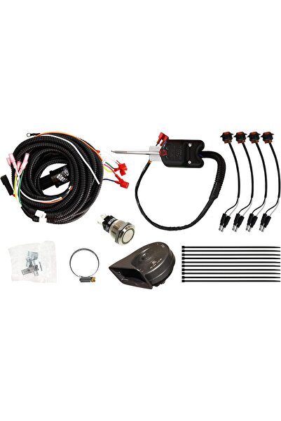 GÜMRÜK BEY SuperATV VSM900 Evrensel Dönüş Sinyali ve Dat Dat Korna Kiti – Pol...