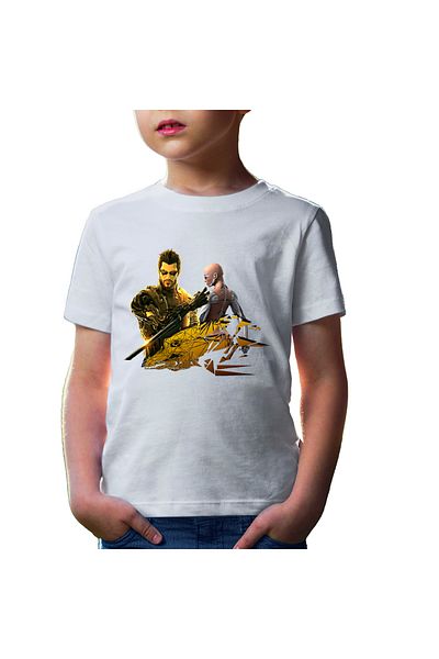 OEM Tricou copii Deus Ex Cyborg Human Revolution Video Game