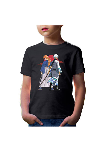 OEM Tricou copii Rurouni Kenshin Kenshin Gintoki Samurai Pose